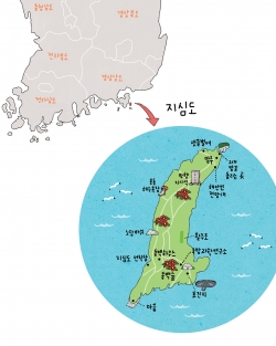 MG새마을금고 매거진 지도 '지심도 & 강릉 초당 순두부마을 투어지도'